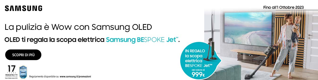Samsung OLED | Scopa elettrica