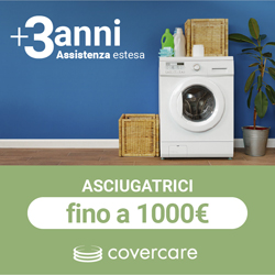 Image of Assistenza estesa Covercare 3 anni Asciugatrici da 0 a 1000€