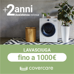 Image of Assistenza estesa Covercare 2 anni Lavasciuga da 0 a 1000€
