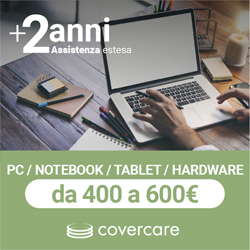 Assistenza estesa Covercare 2 anni PC Notebook Tablet Hardware fascia 400-600¤