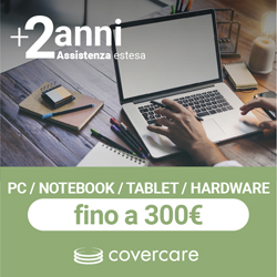 Image of Assistenza estesa Covercare PC Notebook Tablet Hardware 2 anni da 0 a 300€